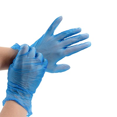 Powder Free Blue Vinyl Gloves