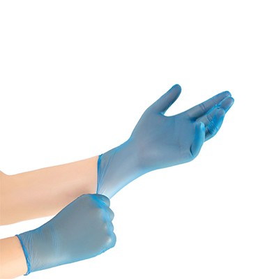 Powder Free Blue Vinyl Gloves